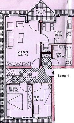 Ebene 1-Skizze