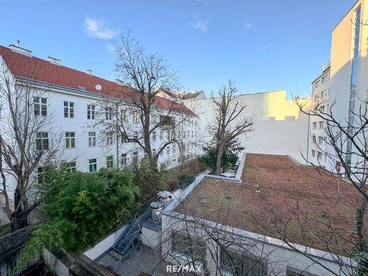 Blick aus dem Fenster