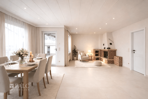 Esszimmer (virtuell eingerichtet)