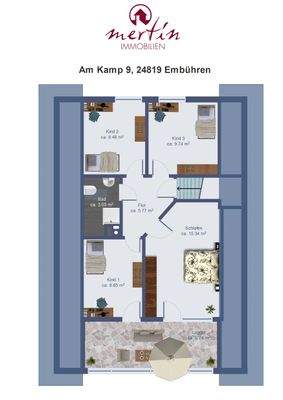 Grundriss Dachgeschoss