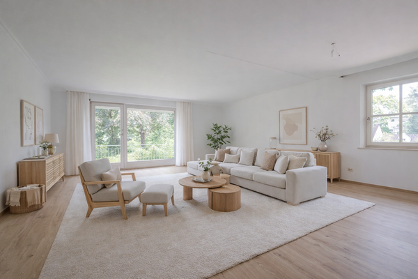 Wohnzimmer - Möblierung visualisiert