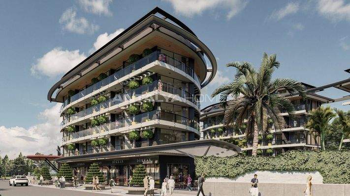 Sea and City View Apartments in Alanya Oba