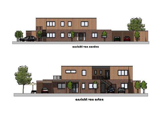 Ansichten - Norden und Osten