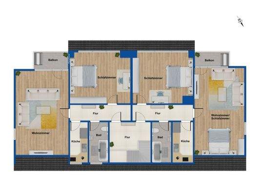 Grundriss 2. Obergeschoss