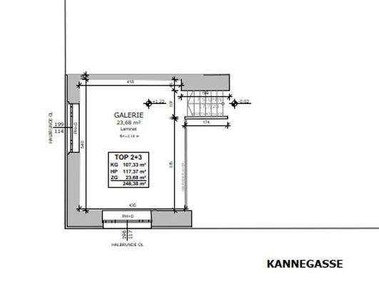 Plan Galerie Top 2+3