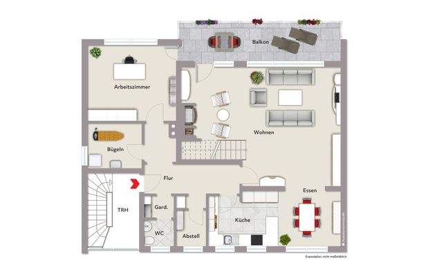 Grundriss Obergeschoss