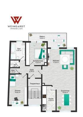 - Kämpfelbach 3FH  Obergeschoss