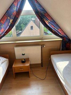 Schlafzimmer Spitzwohnung