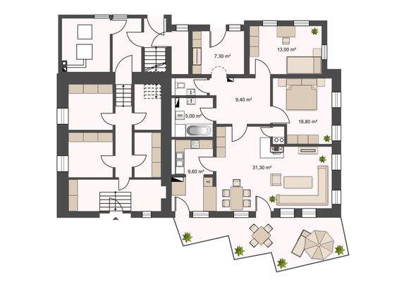 Grundriss Erdgeschoss 