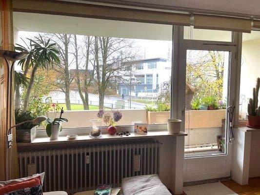 Blick auf den Balkon