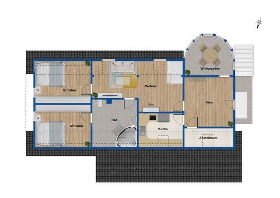 Grundriss Obergeschoss