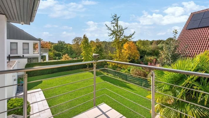 Blick Balkon Hauptschlafzimmer