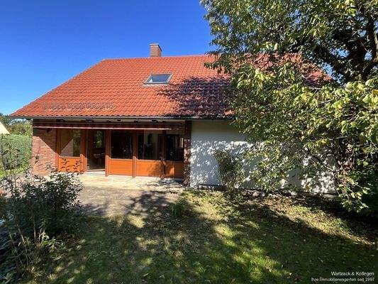 Hausansicht vom Garten