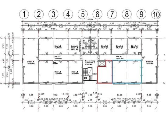 Haus 50 a, 1.OG Raum 1+2