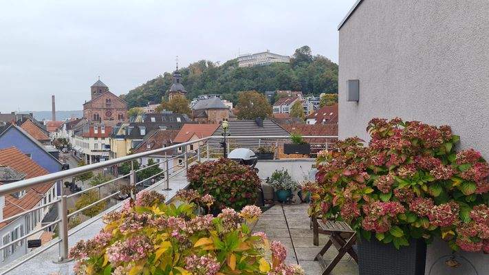 Dachterrasse mit Fernblick