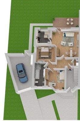 Erdgeschoß Zweifamilienhaus