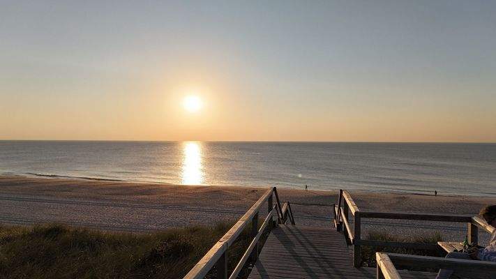 Sunset am Sylter Strand