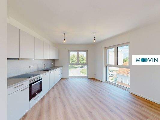 Küchenbereich im Wohnzimmer