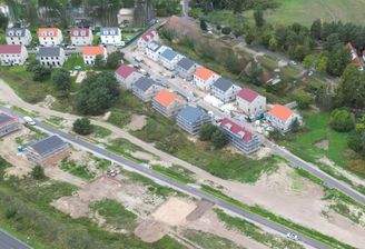 Luftbild eines Teilbereiches des Baugebietes