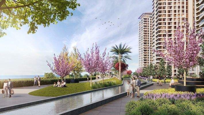 Apartments in a 5-Pool Complex Close to the Coast in Kartal Istanbul