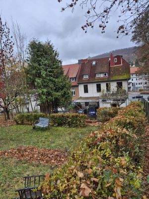 Außenansicht mit Garten