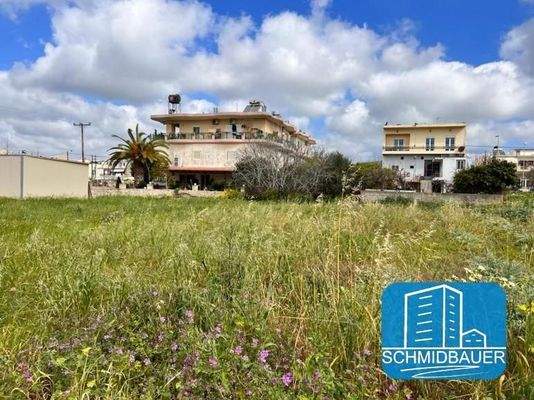 Kreta, Mires: Baugrundstück in einer Kleinstadt zu verkaufen