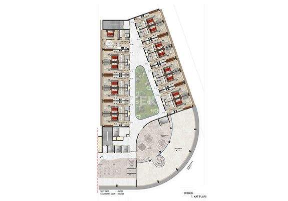 Properties with Hotel Room Concept in Antalya Altıntaş