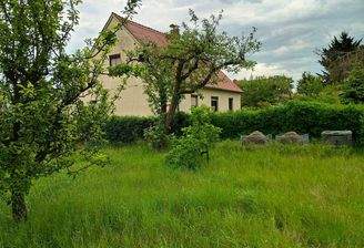 Außenansicht mit Gartengrundstück