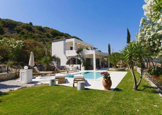 Kreta, Almyrida: Villa mit Meerblick und Swimmingpool zu verkaufen