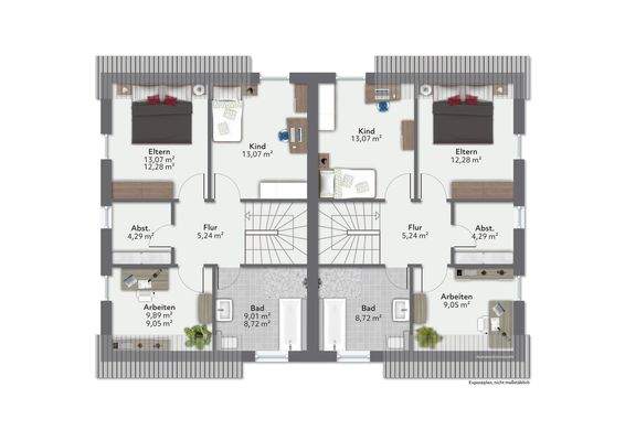 Grundriss Obergeschoss