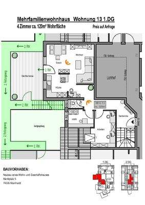 Wohnung Nr. 13 / 1. Dachgeschoss