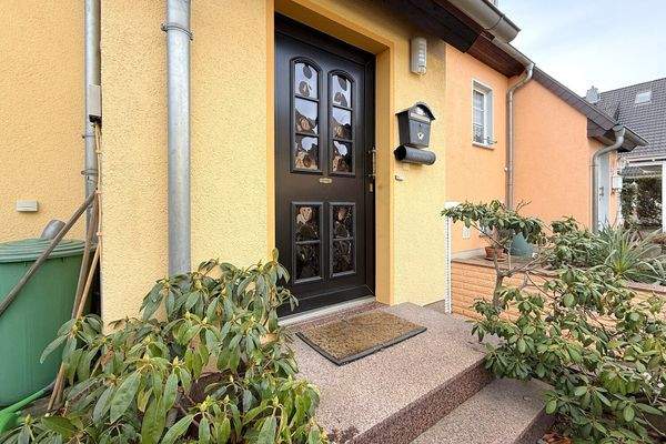 einladender Hauseingang