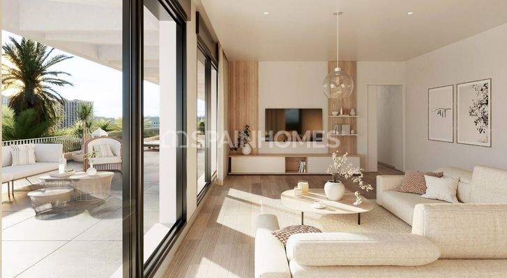 Spacious Apartments in a Complex with Pool and Garden in Málaga