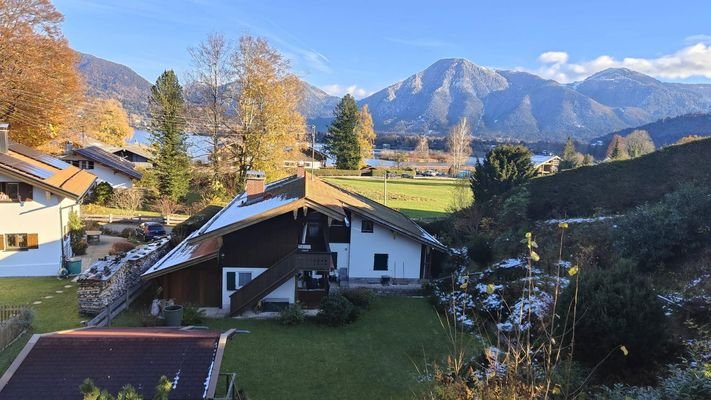 Blick vom oberen Gartenrand