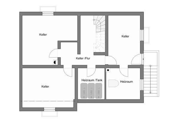 Kellergeschoss zur Orientierung