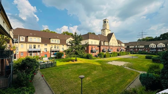 Blick vom Balkon