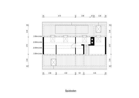 Grundriss Spitzboden