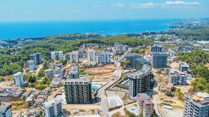 City and Sea-View Real Estate in Alanya with Rich Social Amenities