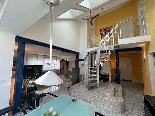 Wohnzimmer und Empore