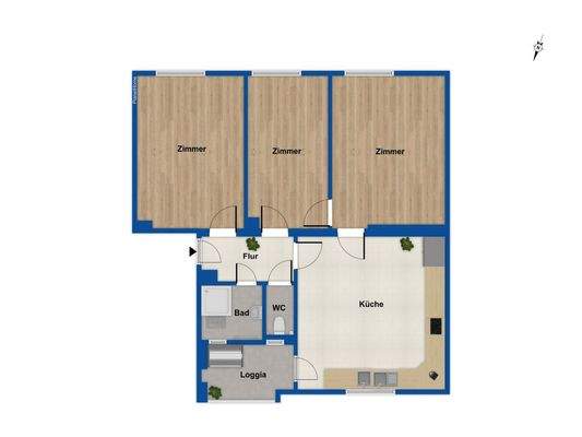 Grundriss 2. Obergeschoss