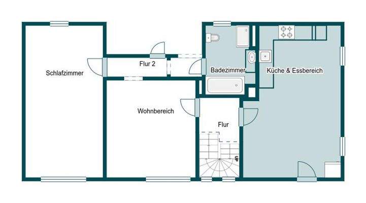 Grundriss Skizze 1.OG