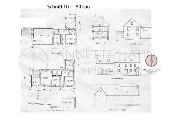 Schnitt TG I Altbau 
