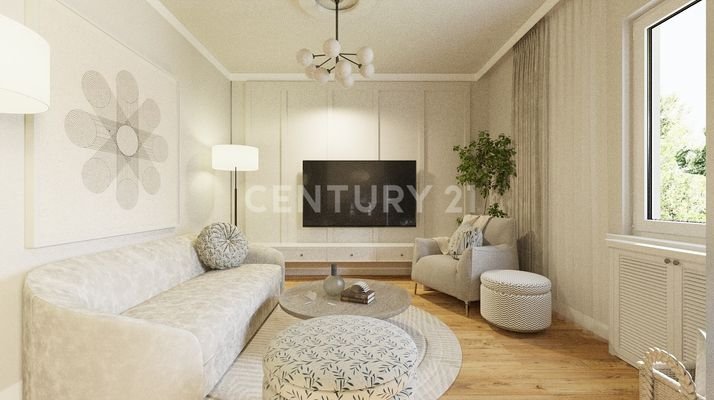 Wohnzimmer visualisiert