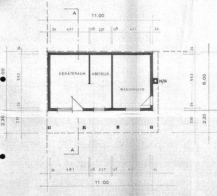 Grundriss Nebengebäude