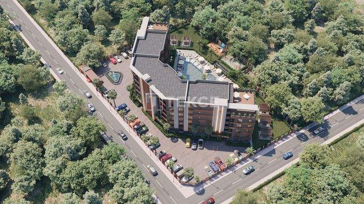 Apartments in Gated Community with Pool in Altıntaş, Antalya