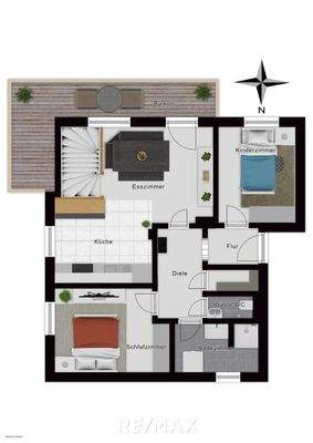 Grunriss Obergeschoss