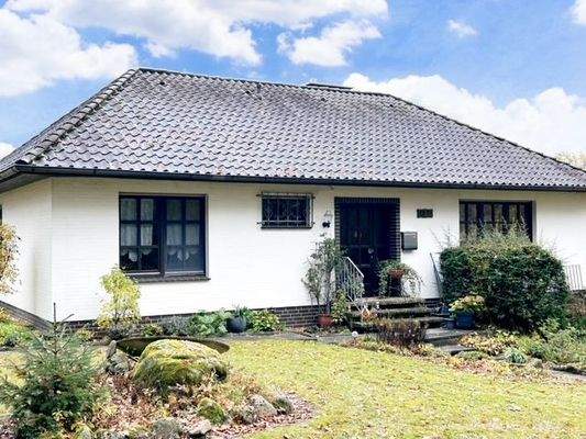 Aussenansicht des Bungalows