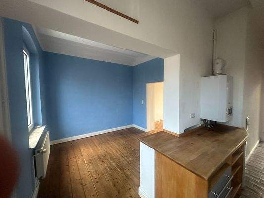 Küche mit Blick zum Esszimmer