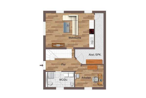 Einfamilienhaus | Grundriss EG