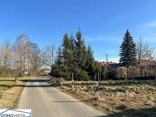 8. Blick entlang des Grundstücks